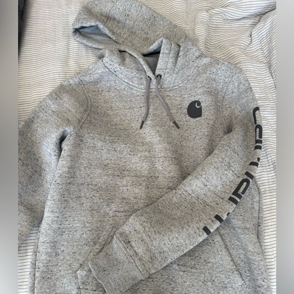 Carhartt Heather Gray Pullover Hoodie